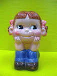 ペコちゃん　陶器製バンク